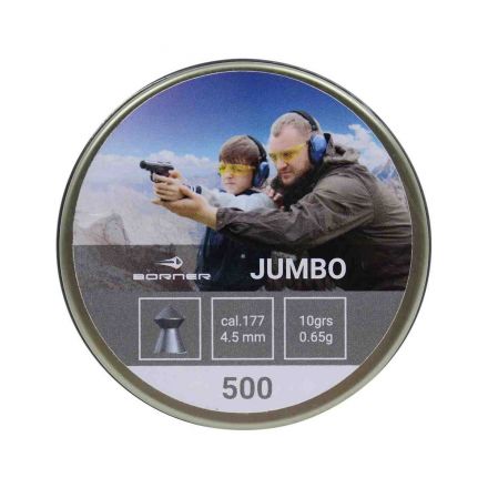 Пули Borner Jumbo 4,5 мм, 0,65 грамм, 500 штук